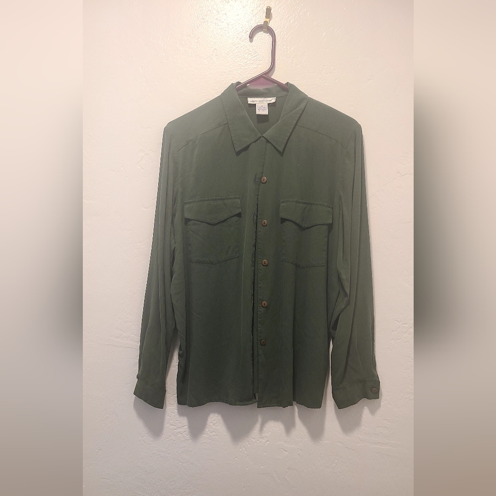 Vintage Anna and Frank 100% Silk Blouse